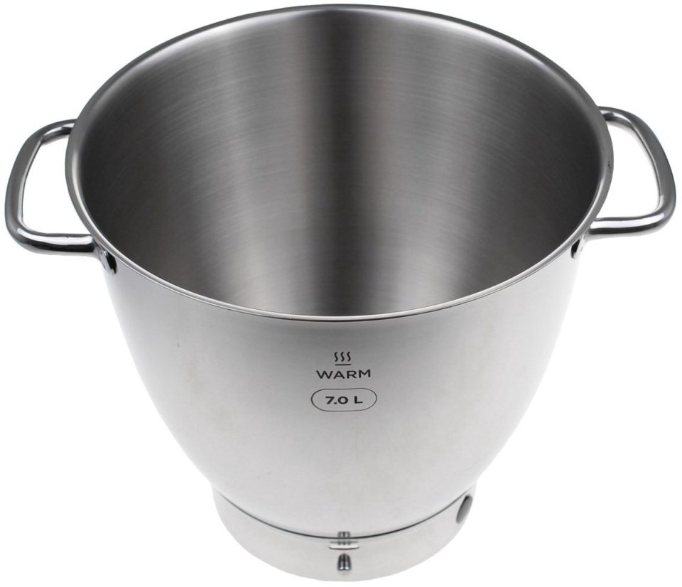 Kenwood Easywarm roestvrijstalen mengkom met handgrepen 7 l
