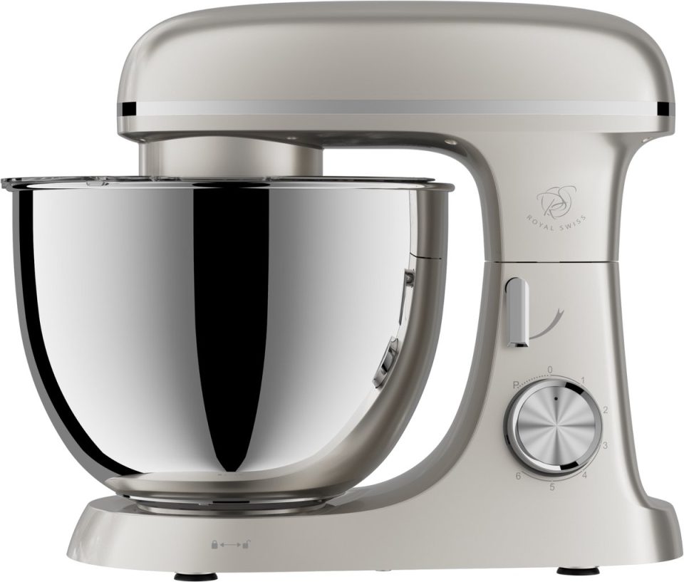 Royal Swiss keukenmachine 2000W Crème 8,5 l