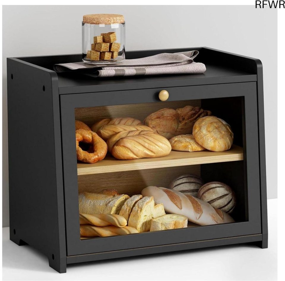 Rfwr Houten Broodtrommel met 2 Etages