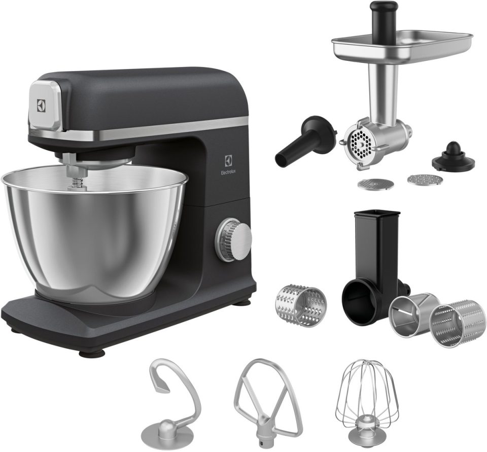 Electrolux keukenmachine E5Km1-6Gbp 1200 W Zwart, Grijs 5 l