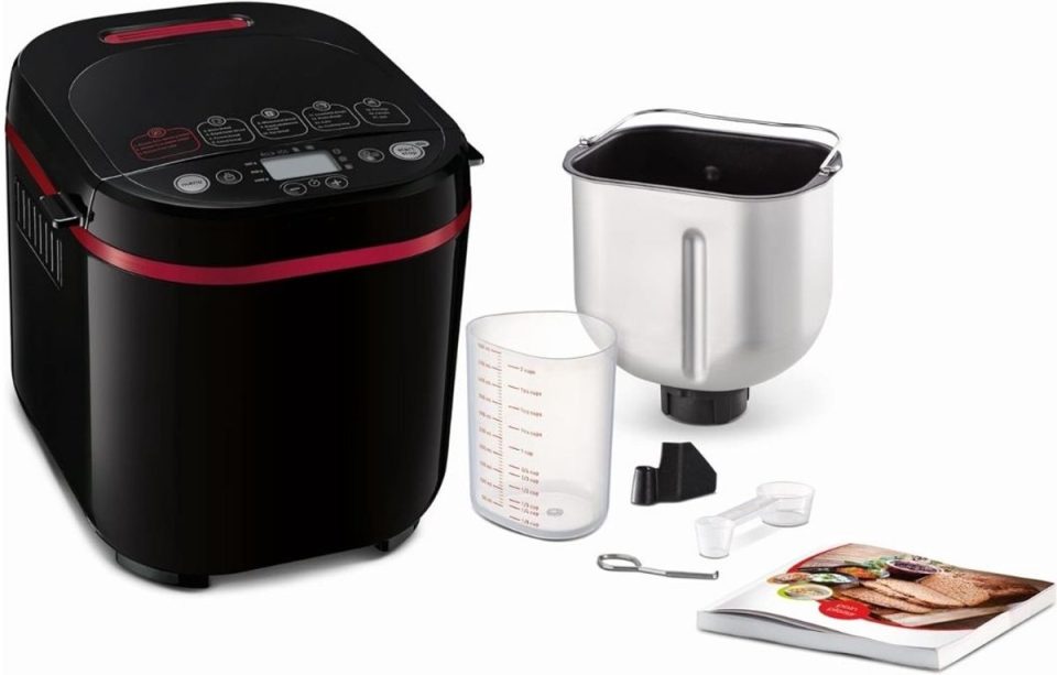 TYR broodbakmachine Zwart 1 kg 29 cm