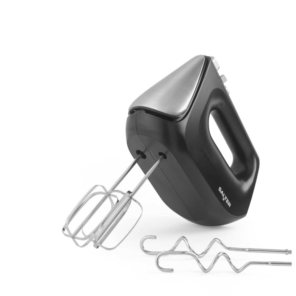 Salter handmixer 400W 5 Snelheden, Vaatwasbestendig