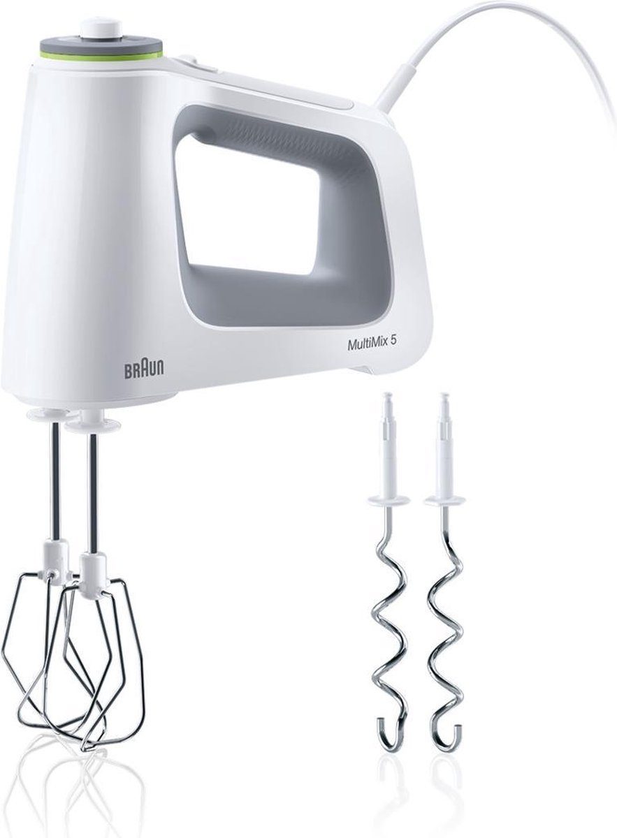 Braun handmixer MultiMix 5 hm5100wh Wit grijs 750 W