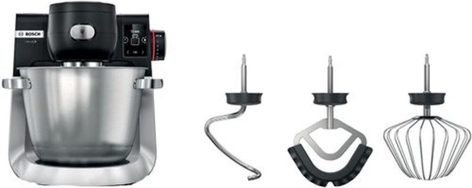 Bosch keukenmachine Serie 6 mums6zs00 1600 Roestvrijstaal Ingebouwde weegschalen