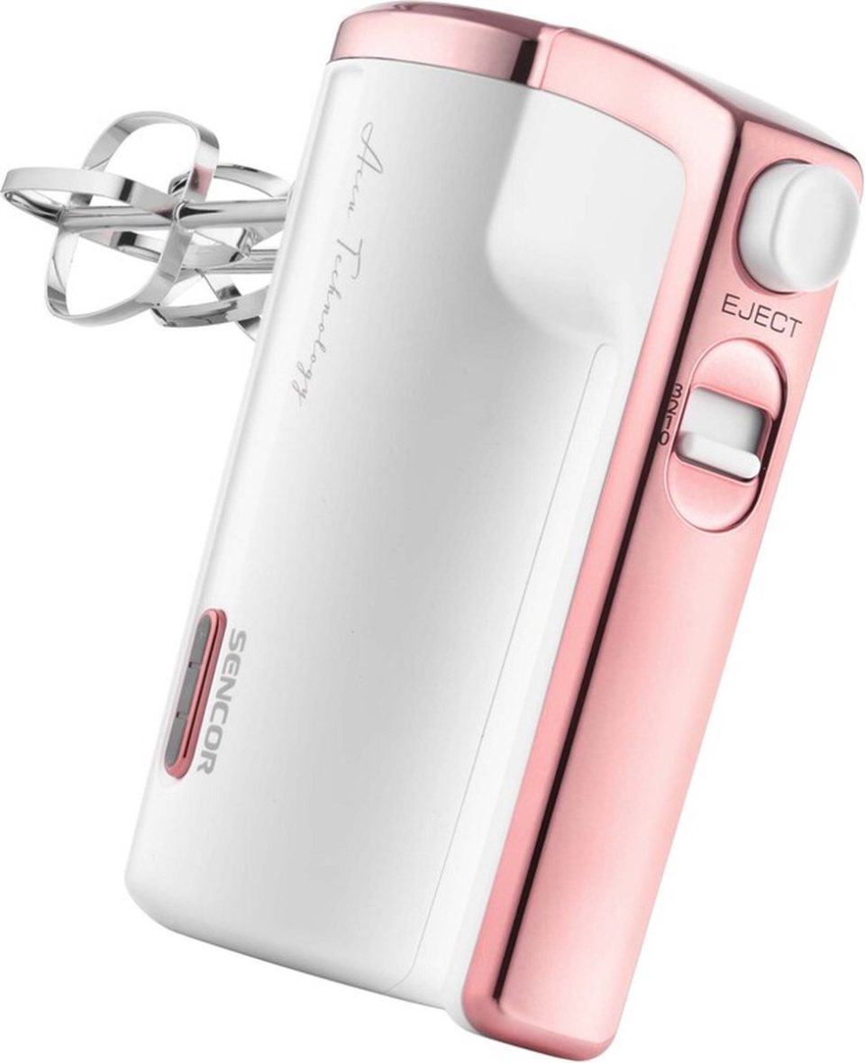 Sencor handmixer SHM 9000WH 50 W Roze, Wit