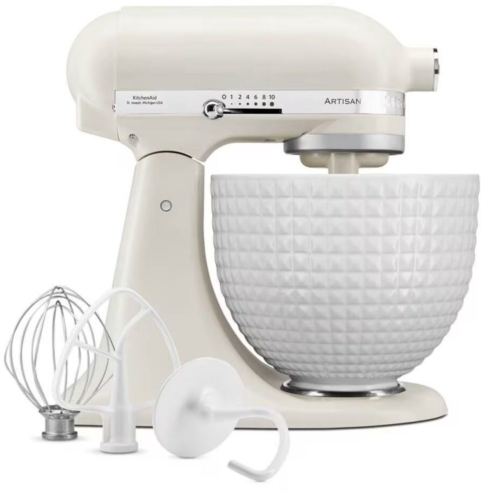 KitchenAid keukenmachine Artisan 5ksm156cxepl Wit 4,7 l