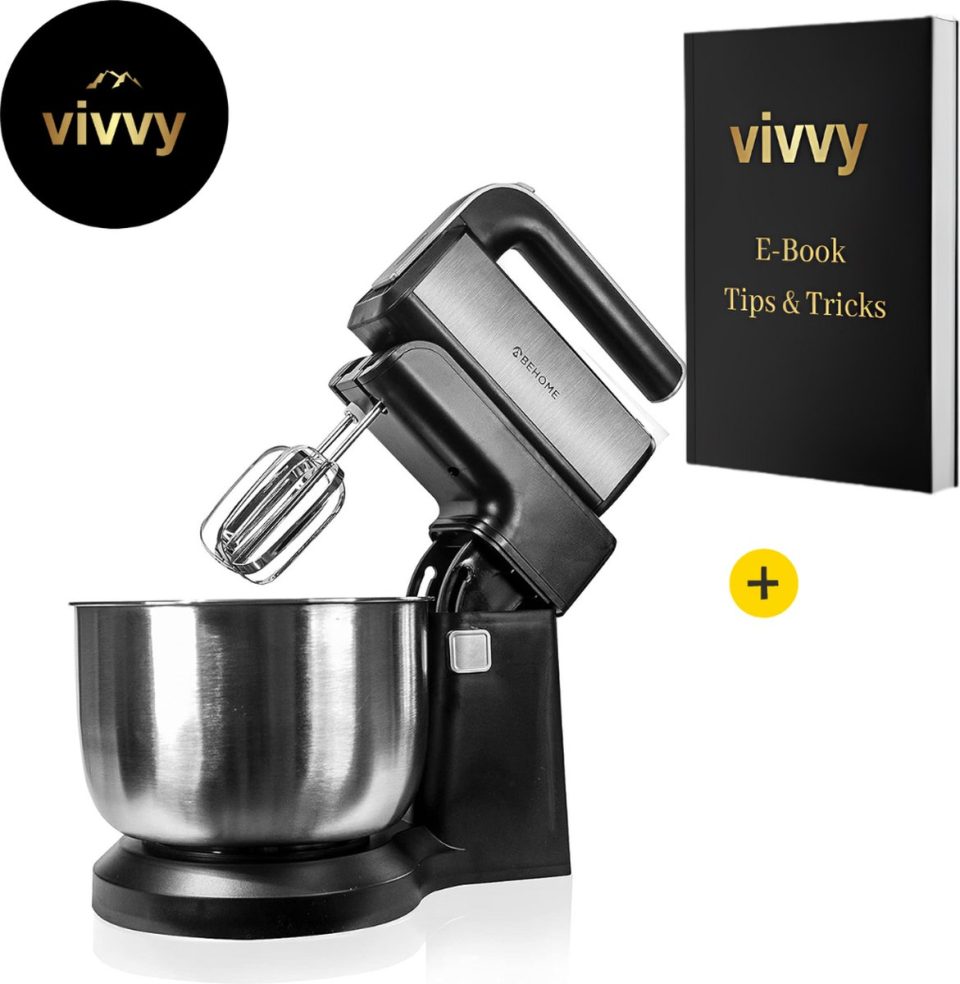 Behome Mixer Met Mengkom Multifunctioneel 300W 3 l