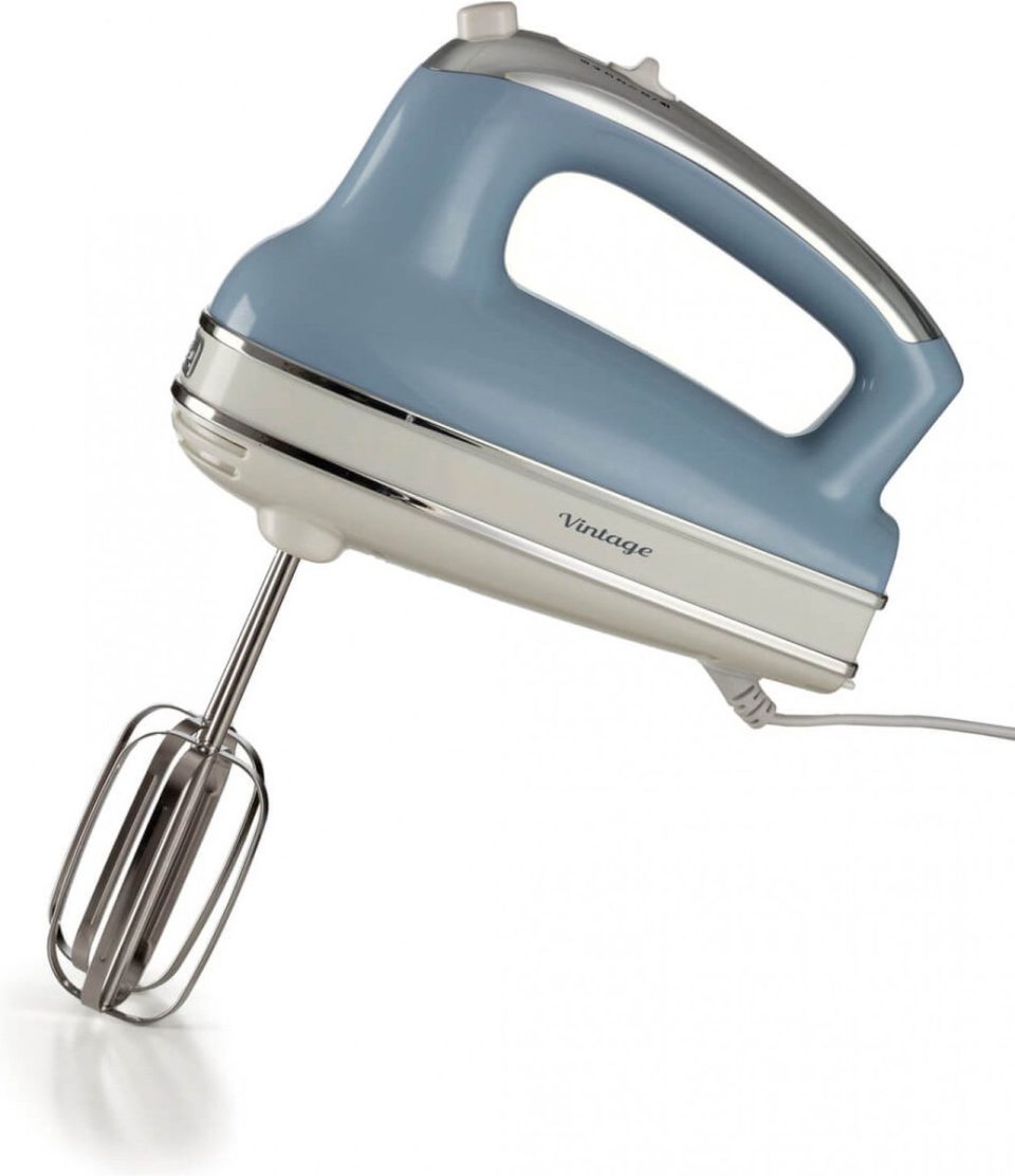 Ariete handmixer 1548/05 Vintage 5 snelheden 450 Watt Blauw