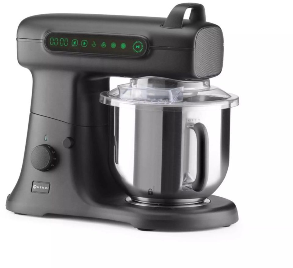 Hendi Planeetmixer Blackbolt PRO zwart 7 l