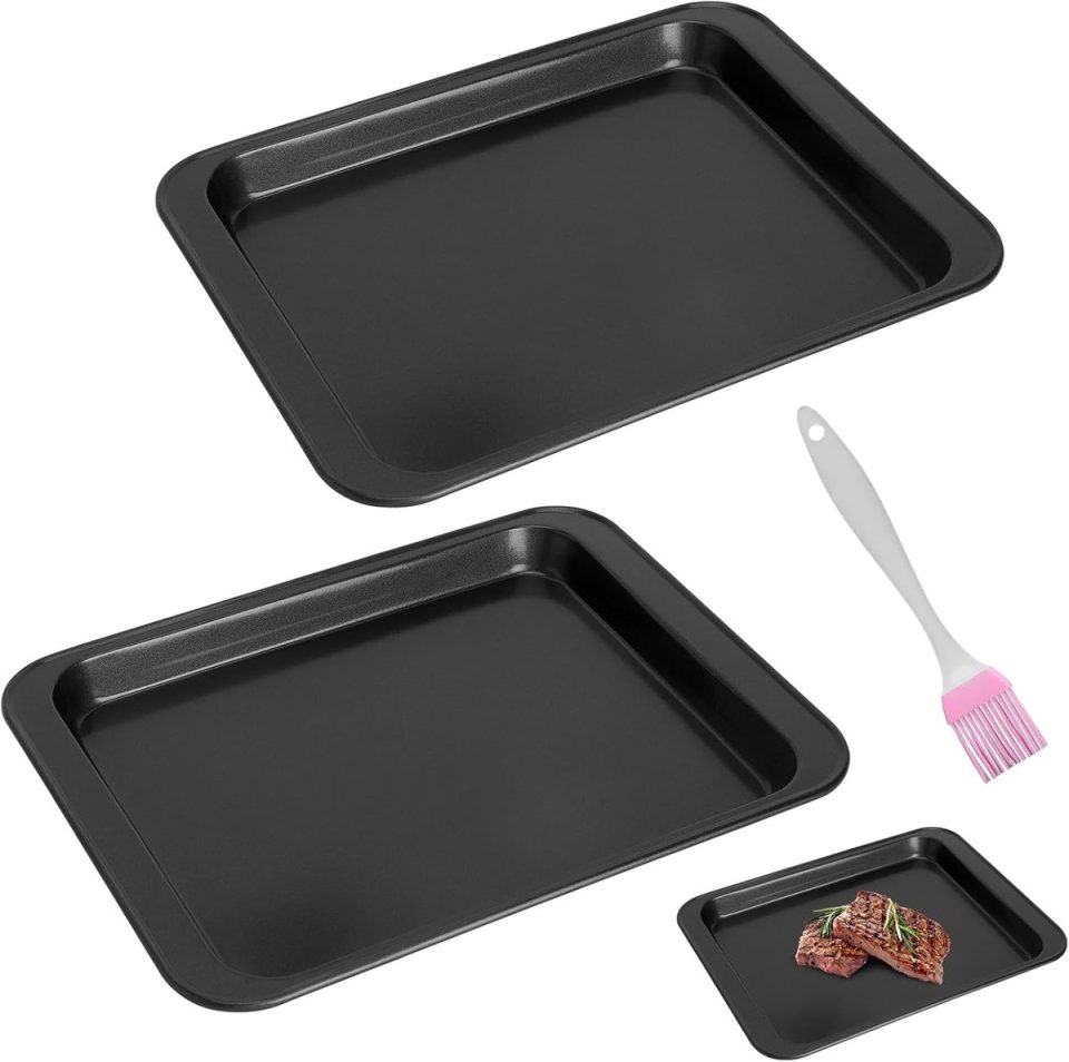 Vellaro bakplaat oven Zwart 24 x 18 x 2 cm