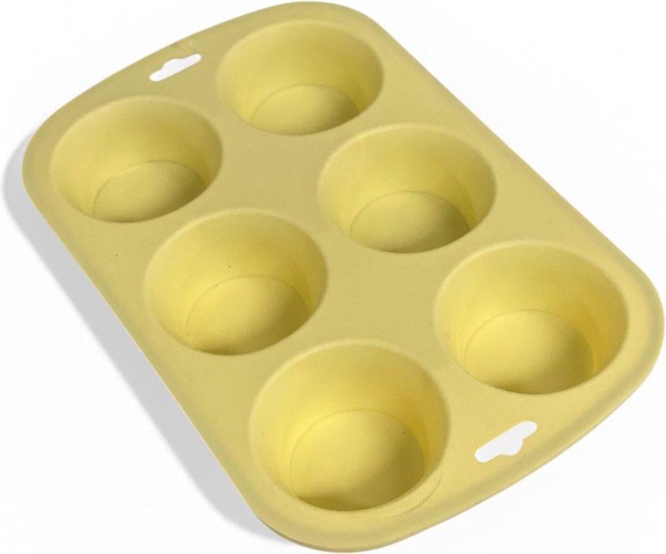 Kadirelli Silicone muffin mould 6 compartimenten 25 x 18 cm