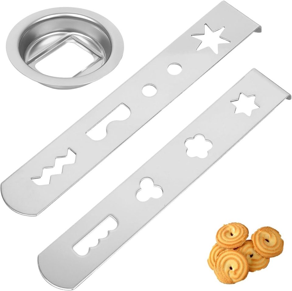 Vellaro Elektrische koekjespers Zilver 13,6 x 2,2 cm