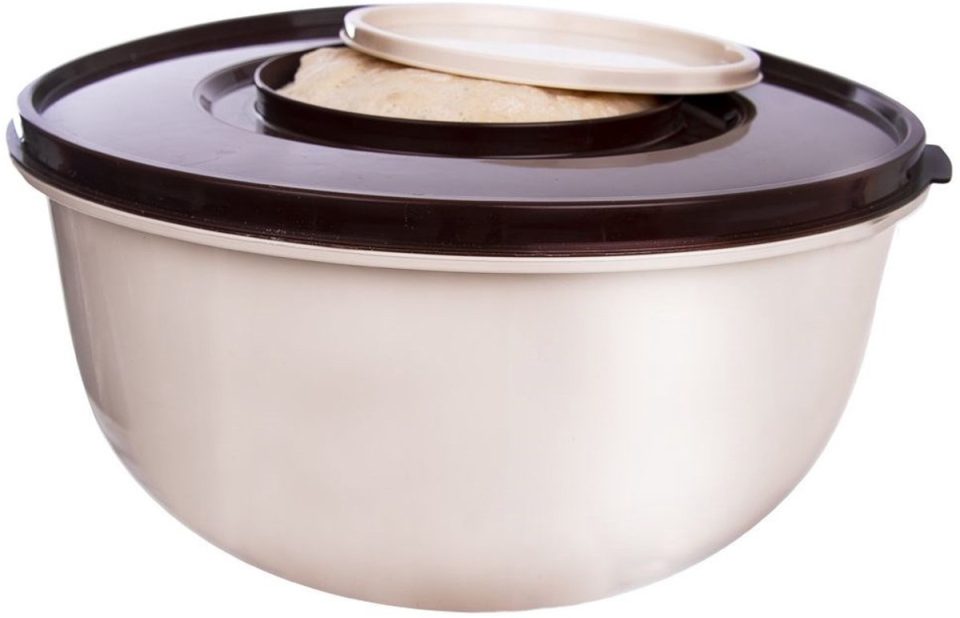 Orion Keukenmengkom met Deksel Crème Bruin 27 cm 5 l