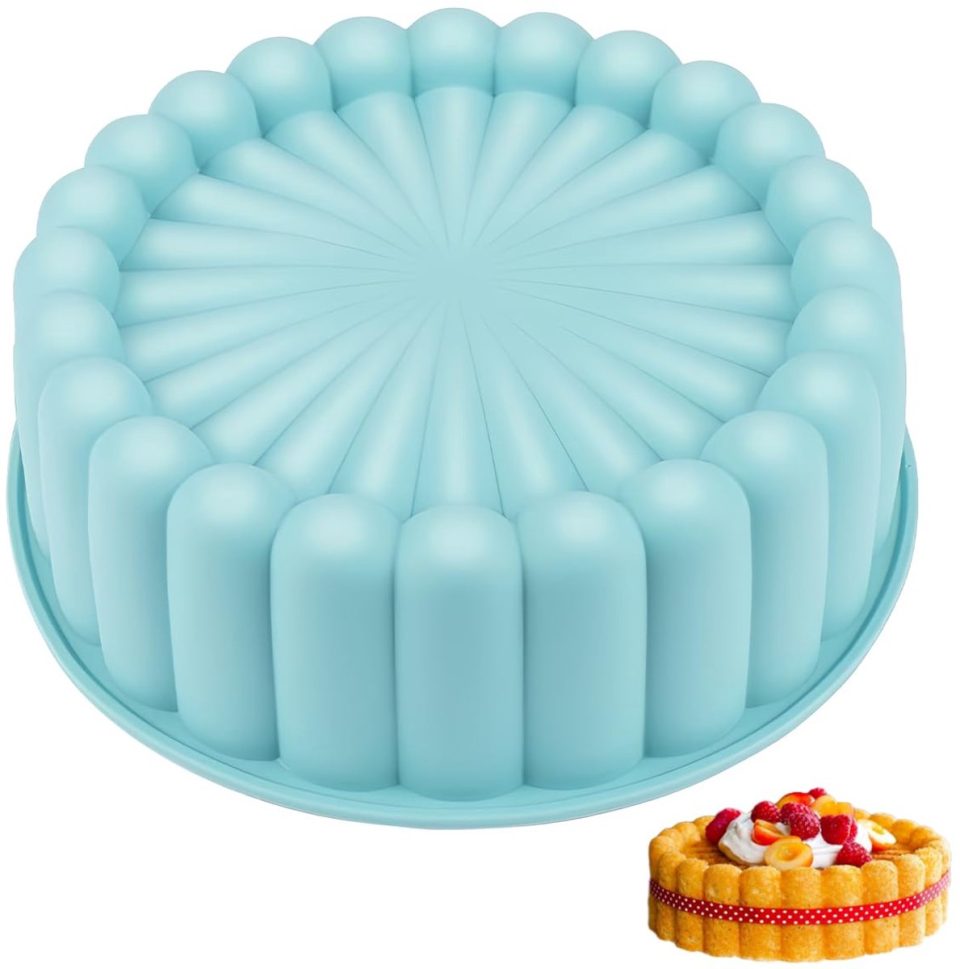 JGS Veelzijdige Siliconen Bakvormen voor Cake Brood en Meer 20 cm
