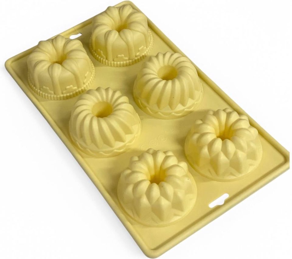 Kadirelli Silicone cake mould 6 compartimenten 30 x 17 cm