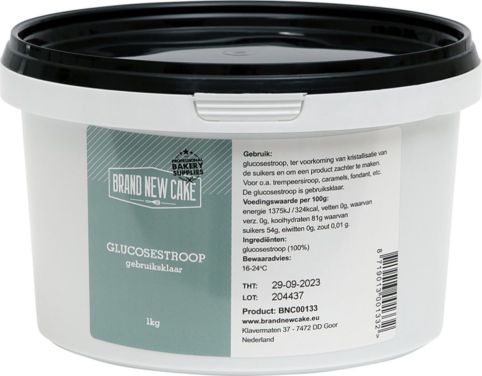 Brand New Cake Glucosestroop Vloeibare Glucosestroop 1 kg