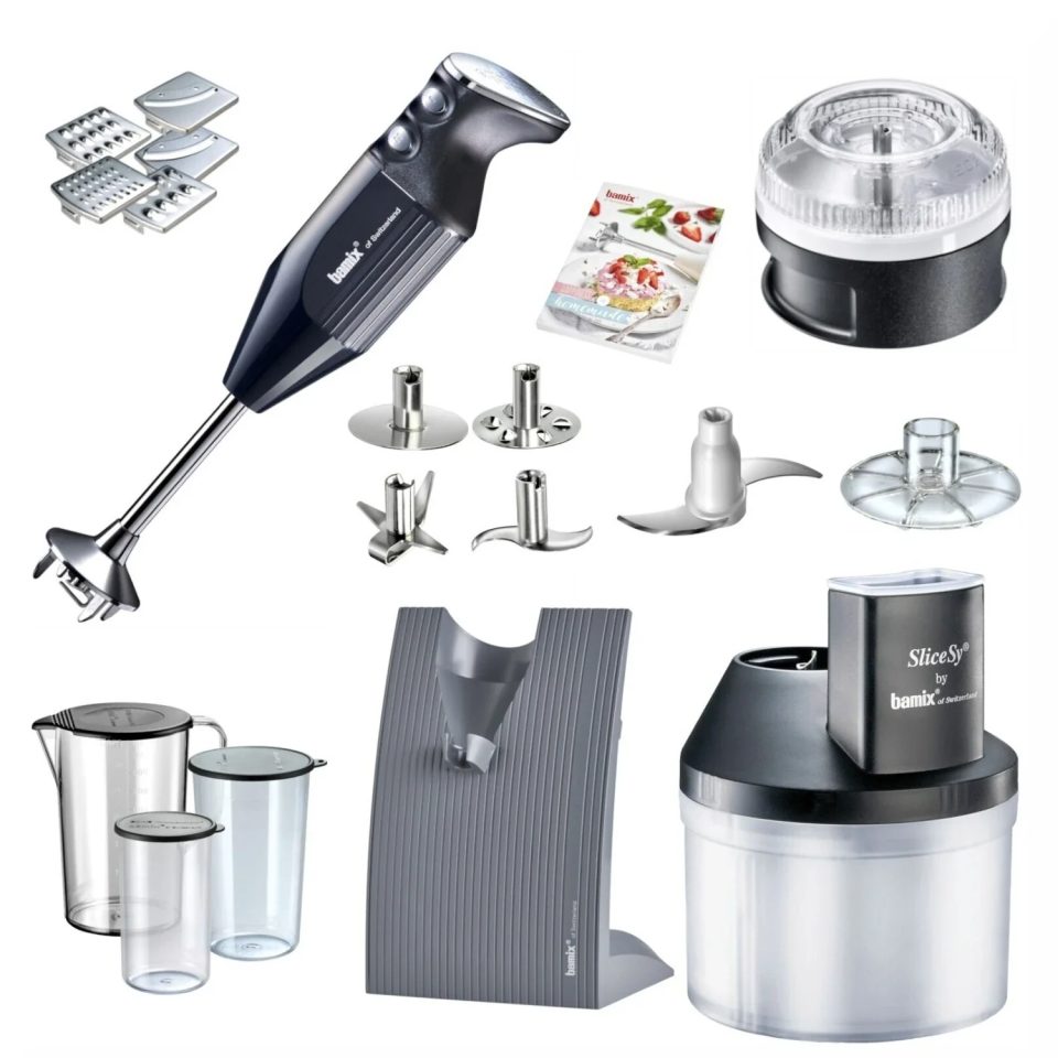 Bamix staafmixer Baking Box Black set 200 W
