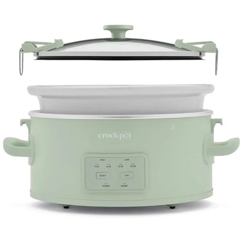 Crockpot Slowcooker Digitaal Sage met keramische binnenpan 5,6 l