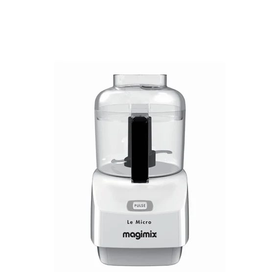 Magimix keukenmachine Micro wit 290W met stalen mes 0,8 l