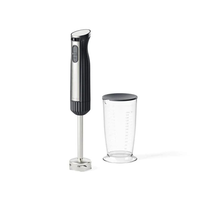 Guzzini staafmixer Sous Chef met maatbeker en deksel Antraciet