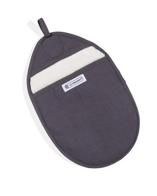 Le Creuset Pannenlap van textiel in Grijs