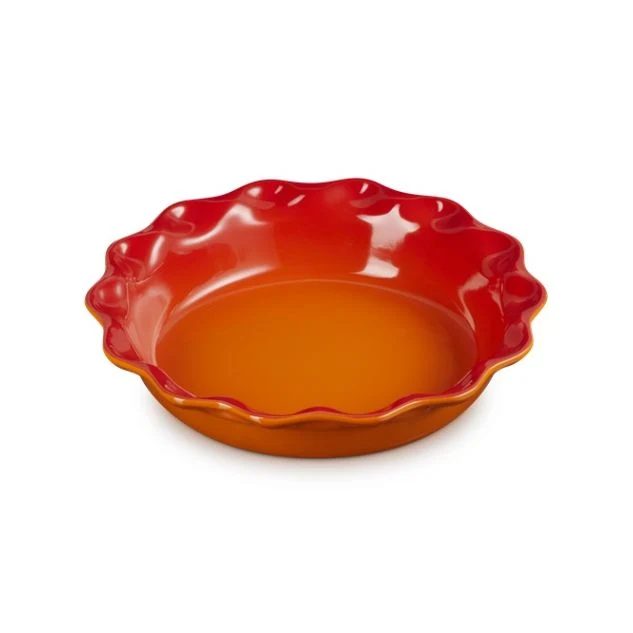 Le Creuset taartvorm Rond Hoog Oranjerood Aardewerk 23 cm