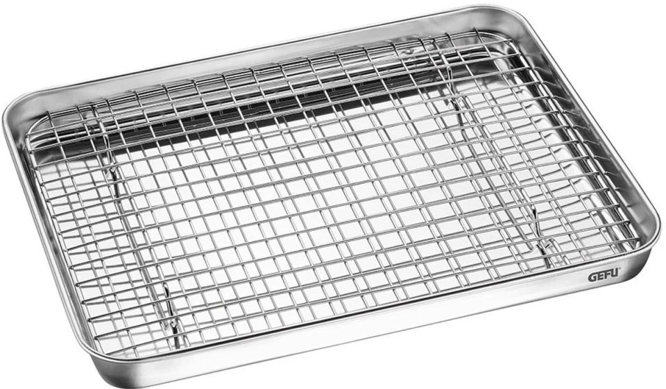 Gefu bakplaat met rooster inox Variado (3/6) 31,5 cm