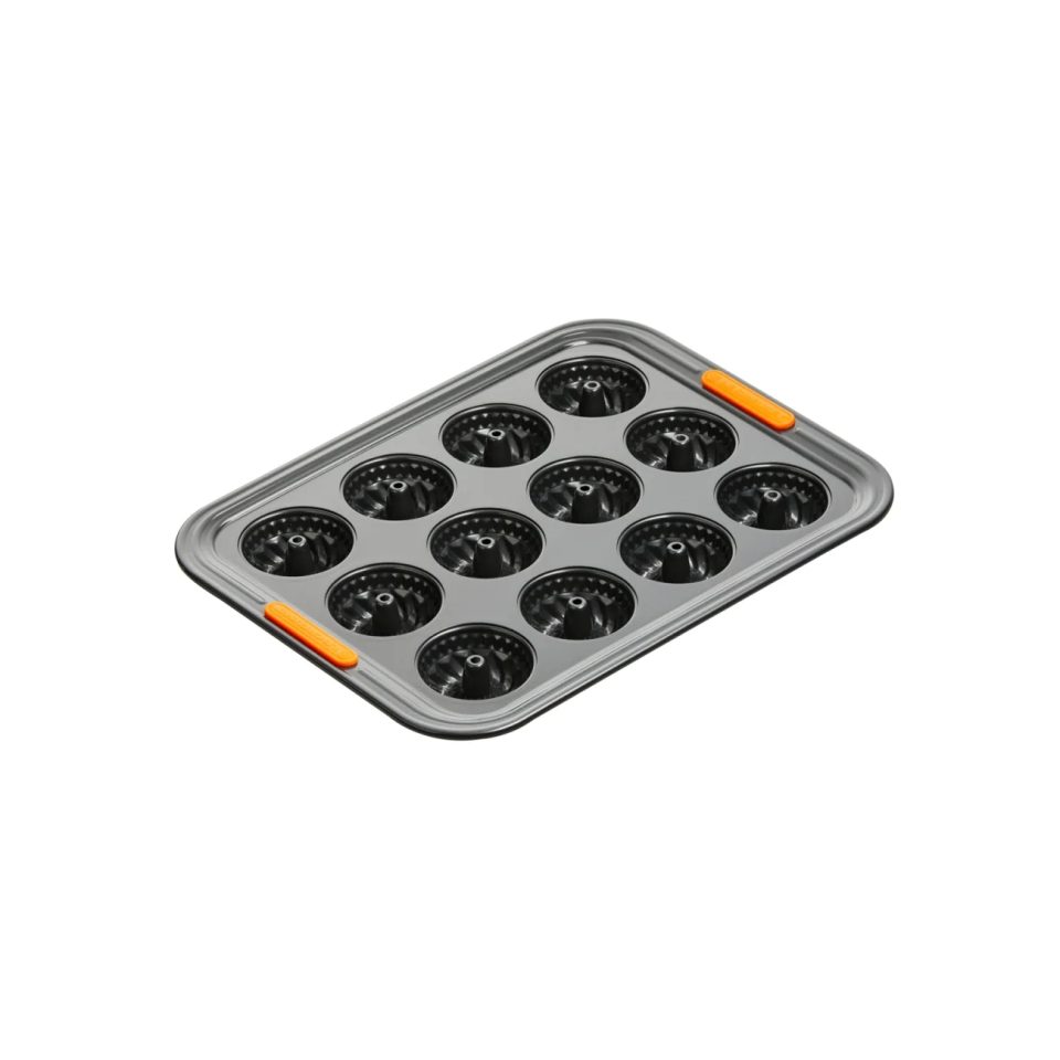 Le Creuset bakvorm voor 12 Mini-Tulbandcakes Zwart 40 x 30 cm