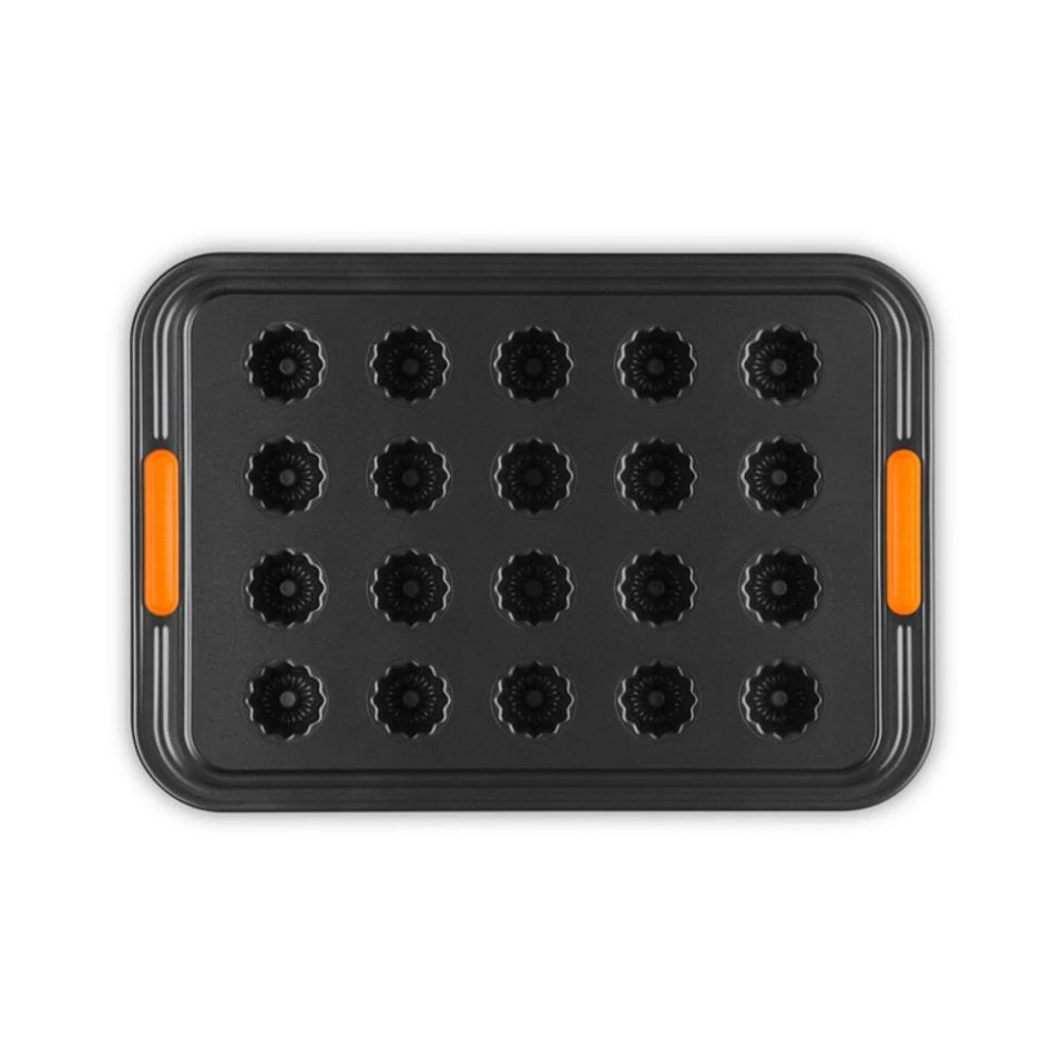 Le Creuset bakvorm voor 20 Mini-Cannelés Zwart 39 x 27 cm