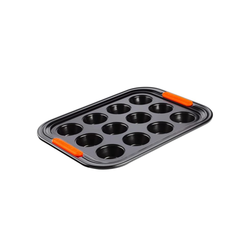 Le Creuset bakvorm voor 12 Mini-Muffins Zwart 30 x 23 cm