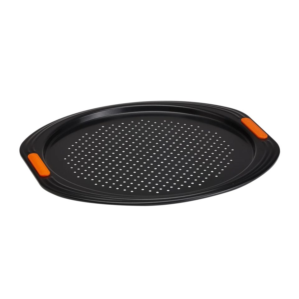 Le Creuset Pizzaplaat Rond Zwart 33 cm