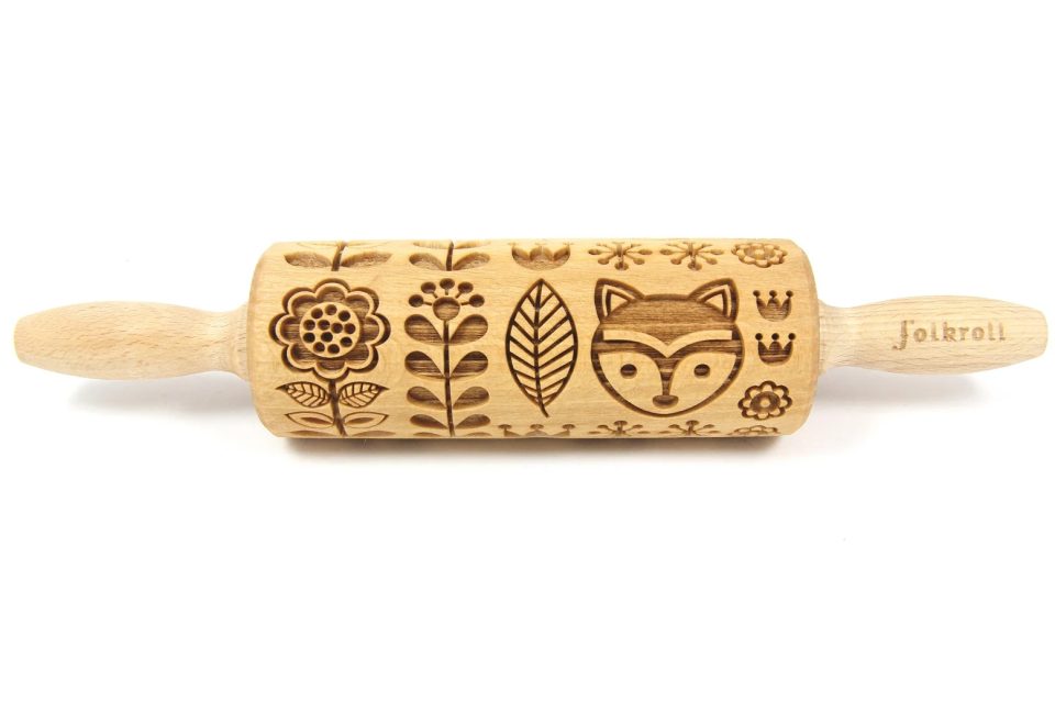 Folkroll Decoratie-deegrol Folk Finnish hout 23 cm