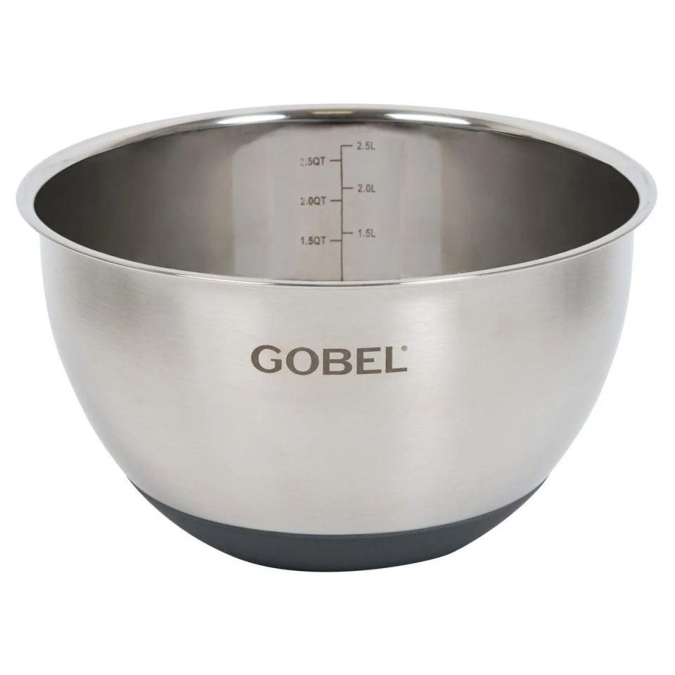 Gobel Mengkom Ø20cm inox antislip voet