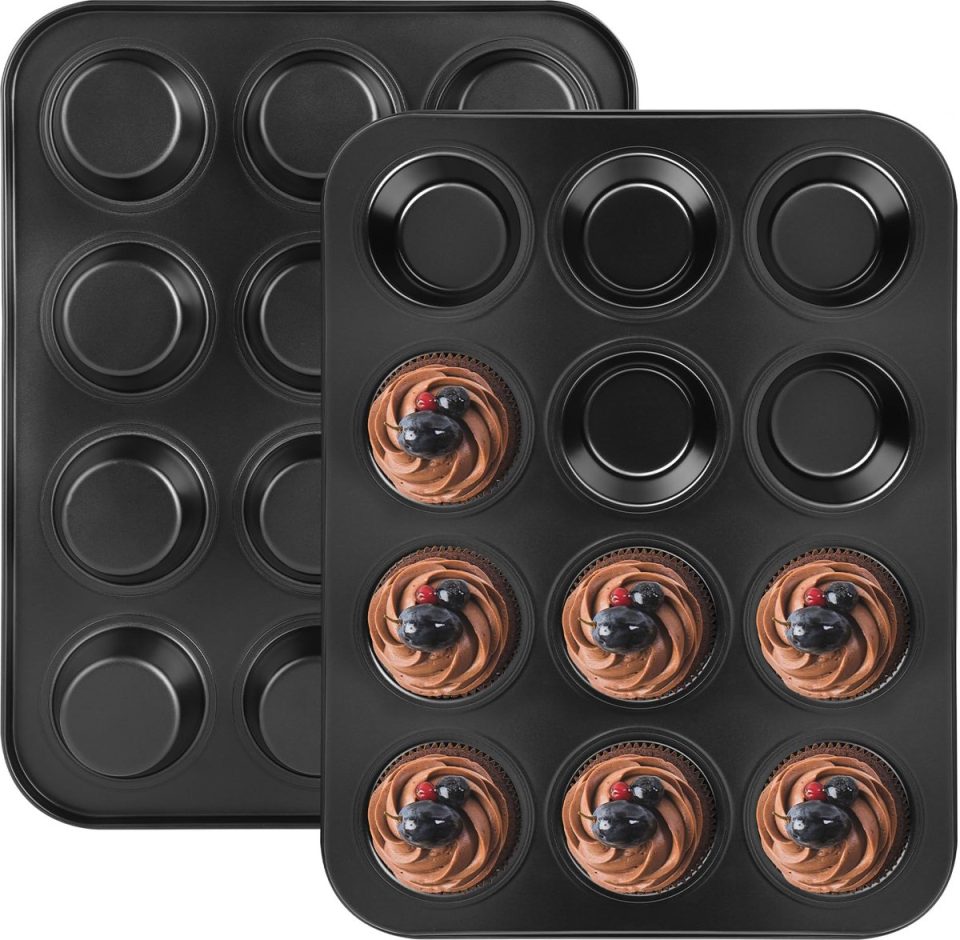 Ibenzoa muffinvorm Set van 2 met 24 Holtes