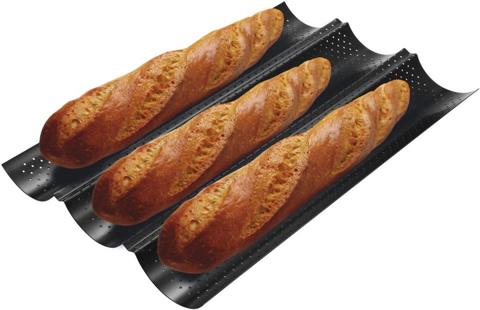 Ibenzoa bakvorm Baguette voor Perfecte Stokbroden 38 x 24,5 cm