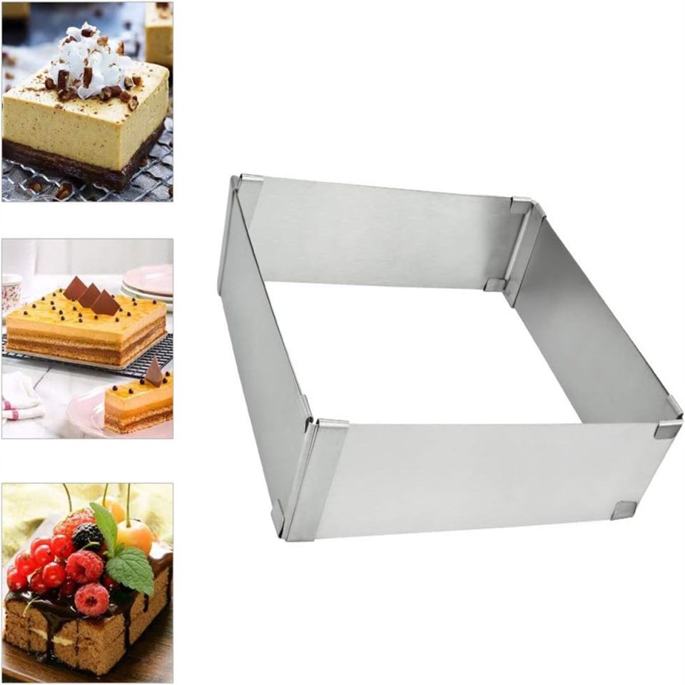 Peysaitr bakvorm RVS Cake Zilver 27,5 x 27,5 cm (1 stuks)
