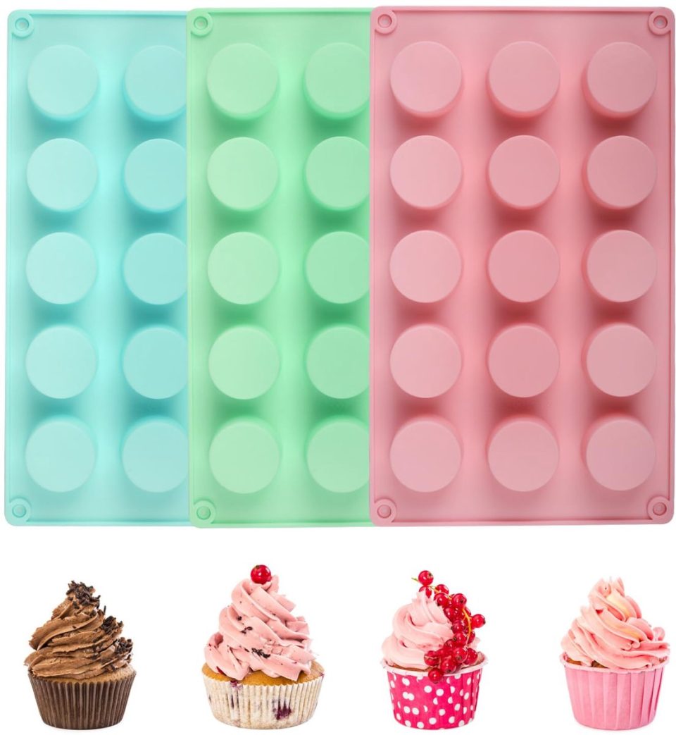 Ibenzoa muffinvormen Flexibele Siliconen Mini Set
