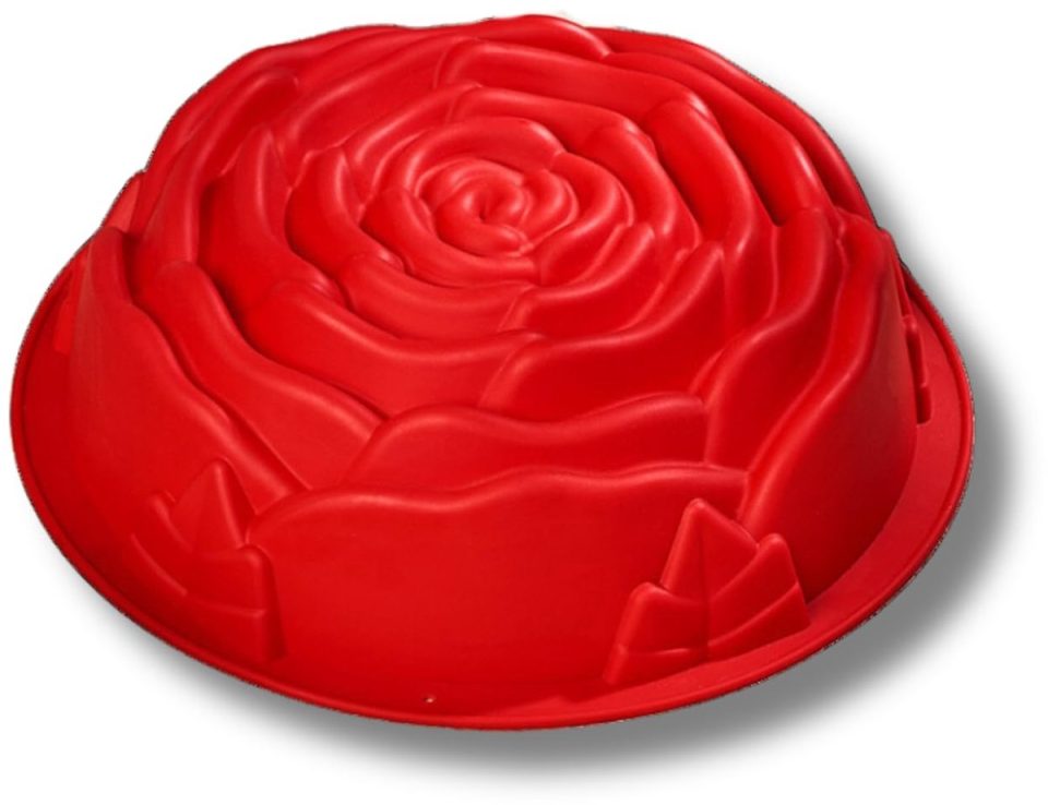 Ibenzoa cakevorm Premium Siliconen met Delicaat Rozenpatroon