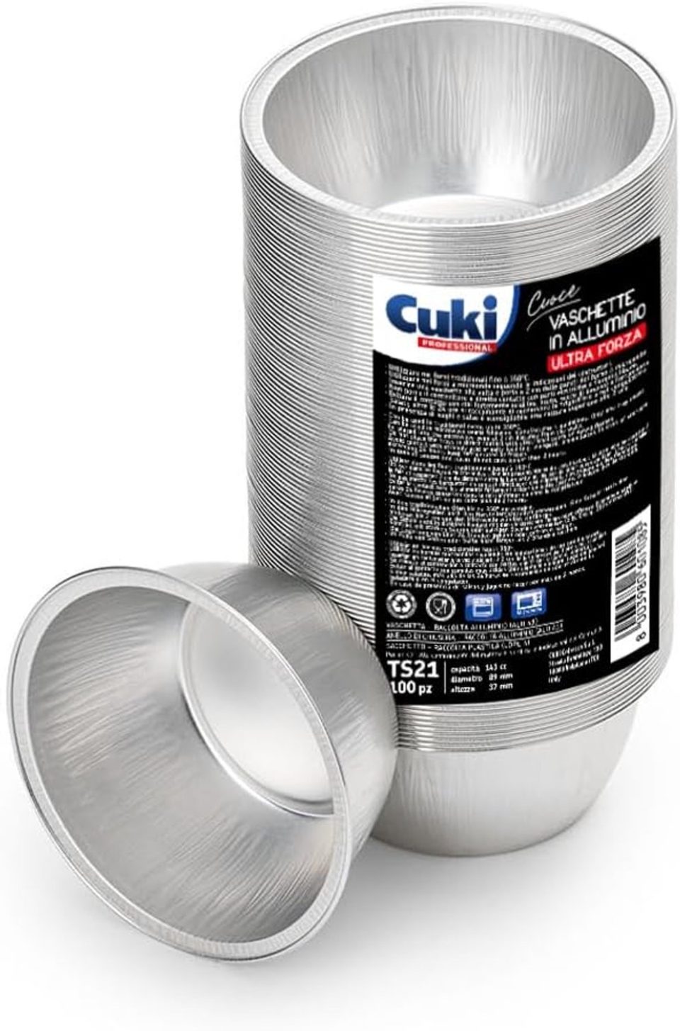 professional Aluminium Muffinvormpjes Rond, 9 cm (100 stuks)