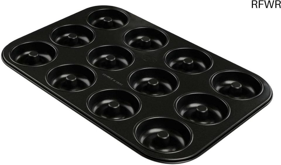 Rfwr 12-delige donutbakvorm met antiaanbaklaag