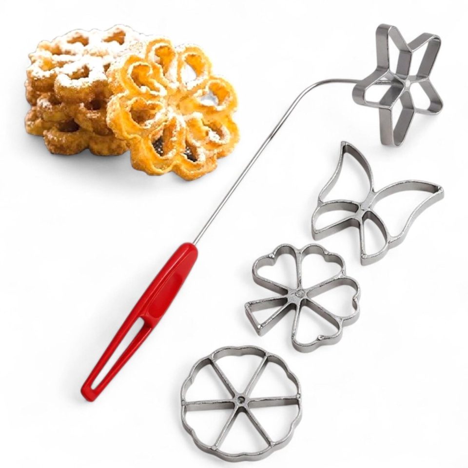 Duraxl Wafelijzer Deegvorm Set van 4 Ø 6,9 cm