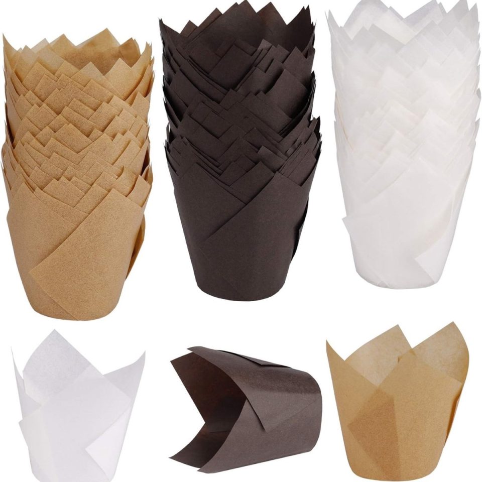 Qttvbtna cupcakevormpjes (150 stuks)