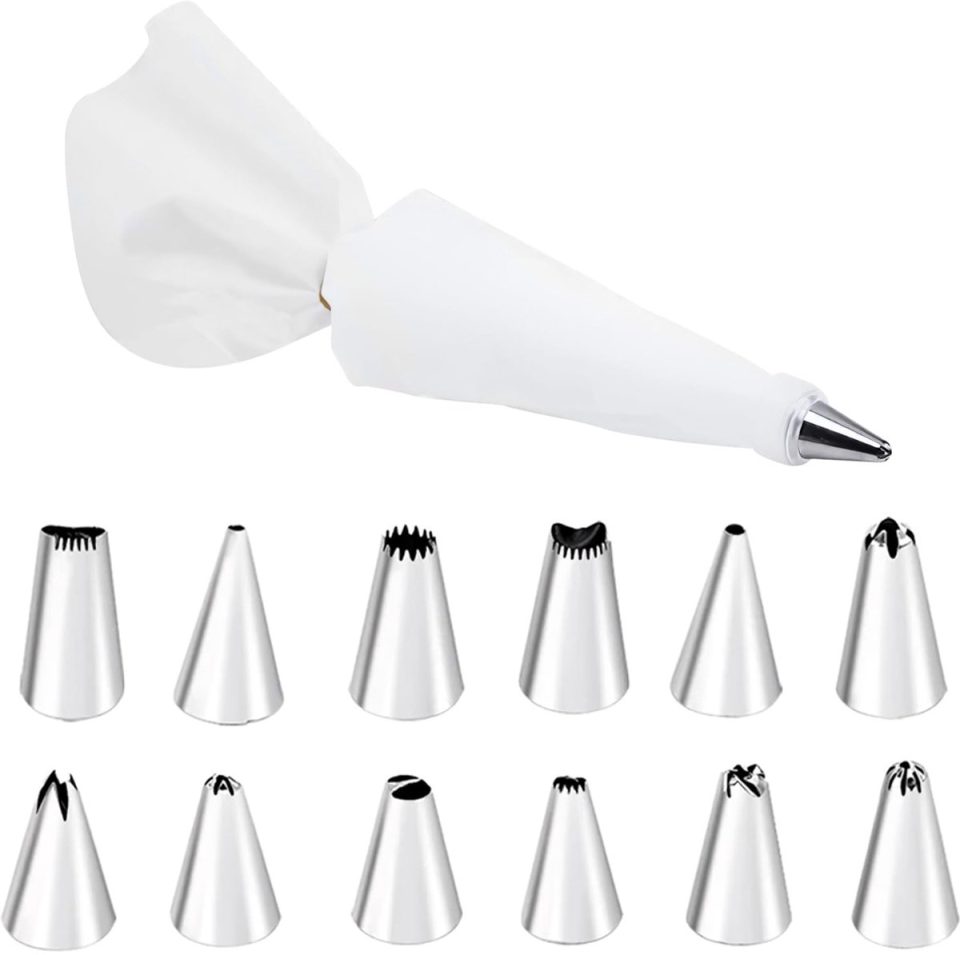 Ibenzoa Complete Decoratieset voor Taarten: Professionele Spuitzak