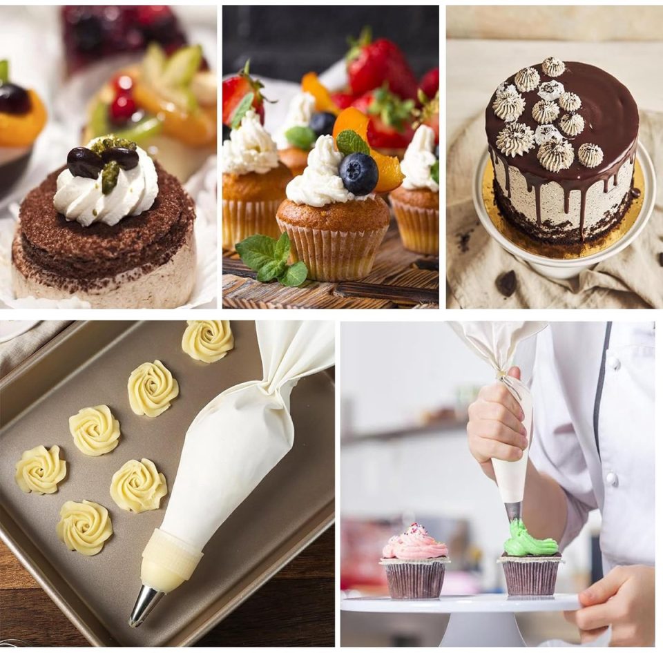 Ibenzoa Complete Decoratieset voor Taarten en Cupcakes