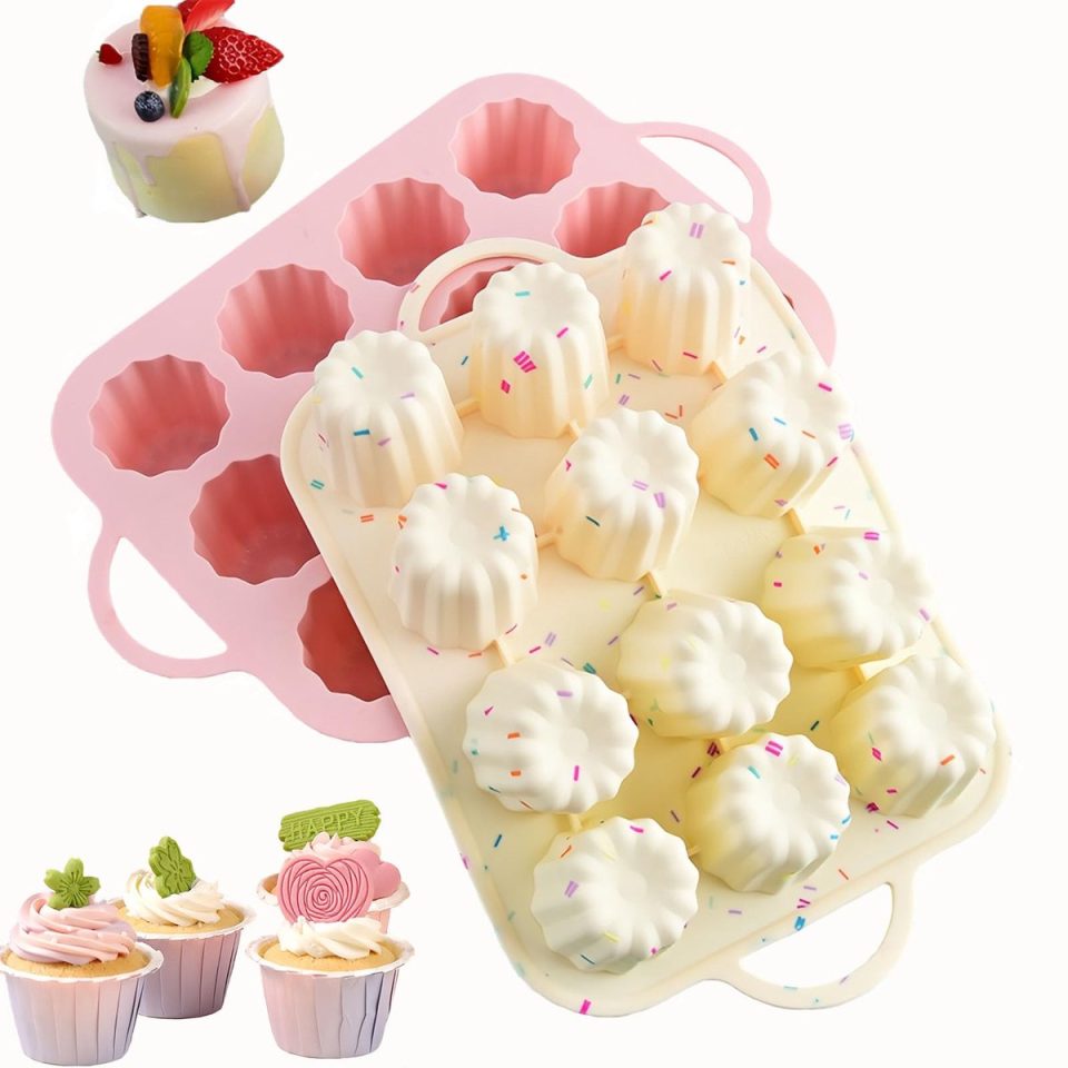 Ibenzoa muffinvorm Set van 2 Siliconen