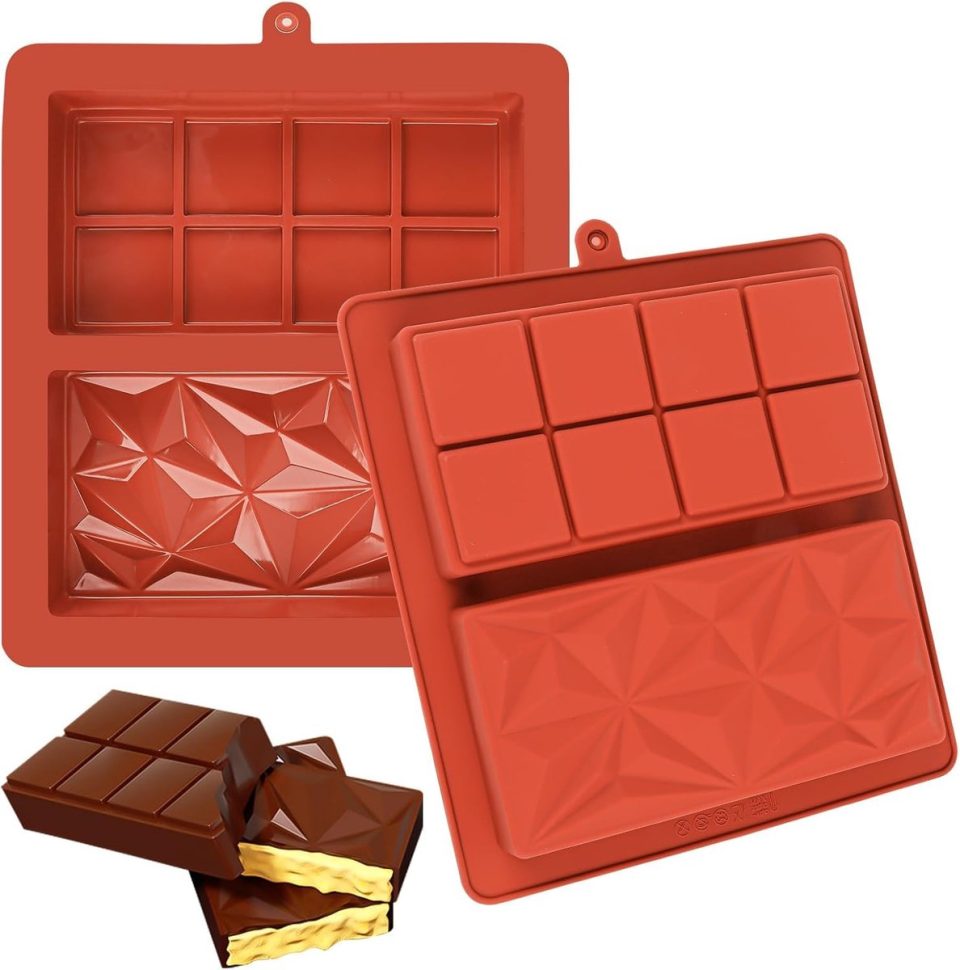 Ibenzoa Chocoladevormen siliconen (2 stuks)