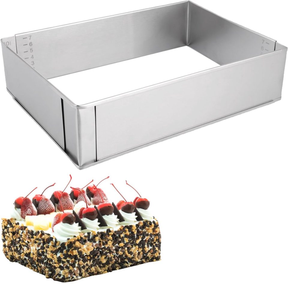 Ibenzoa Professioneel Rechthoekig Verstelbaar Bakframe 8 cm