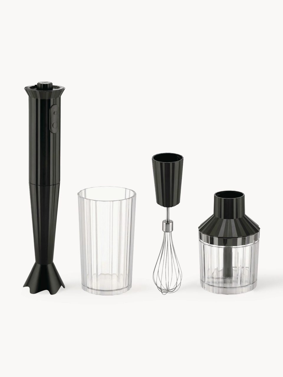 Alessi Staafmixerset Plissé, 4-delig