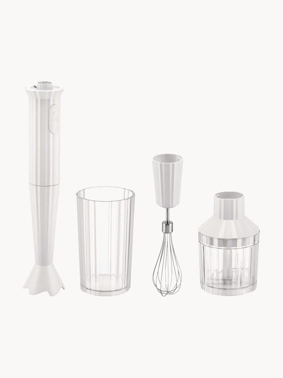 Alessi Staafmixerset Plissé, 4-delig