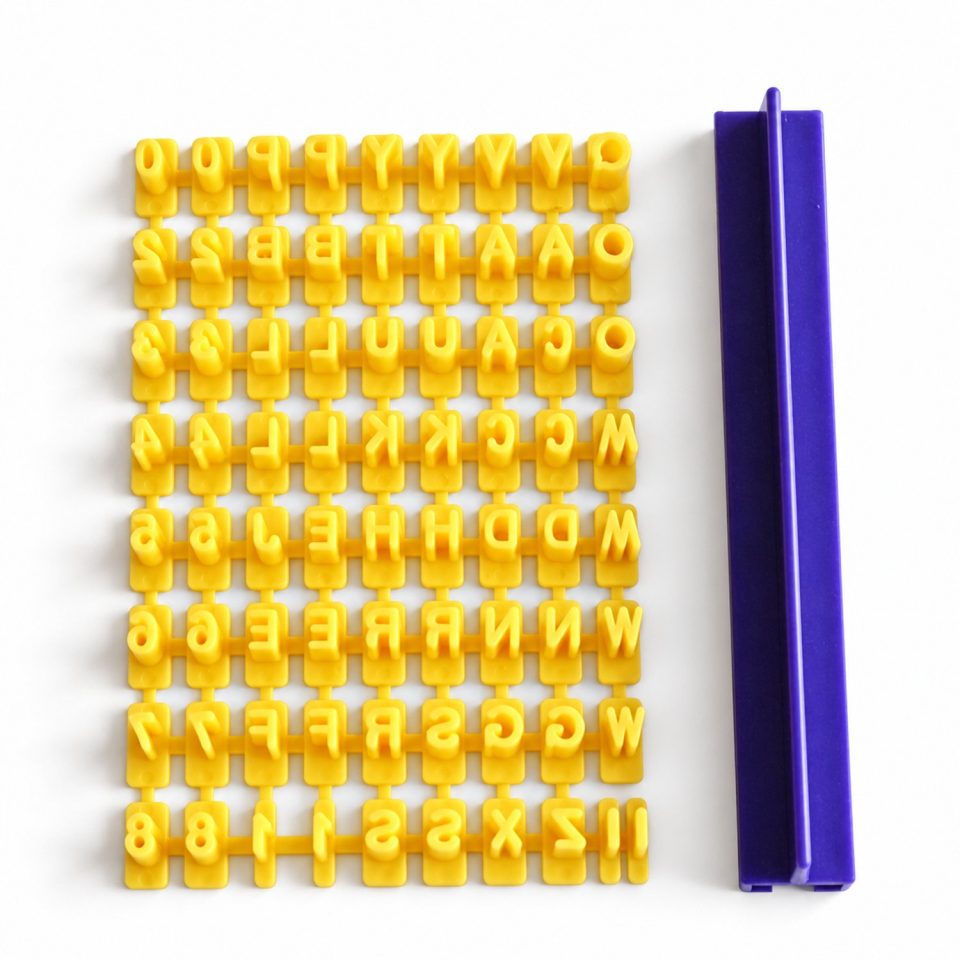 WiseGoods Alfabet Stempels voor Koekjes